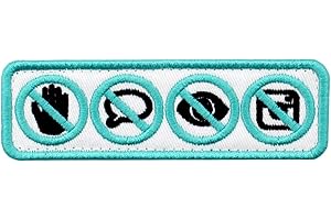 Service Dog Patch Blue: Embroidered Hook & Loop Patch for Vests and Harnesses