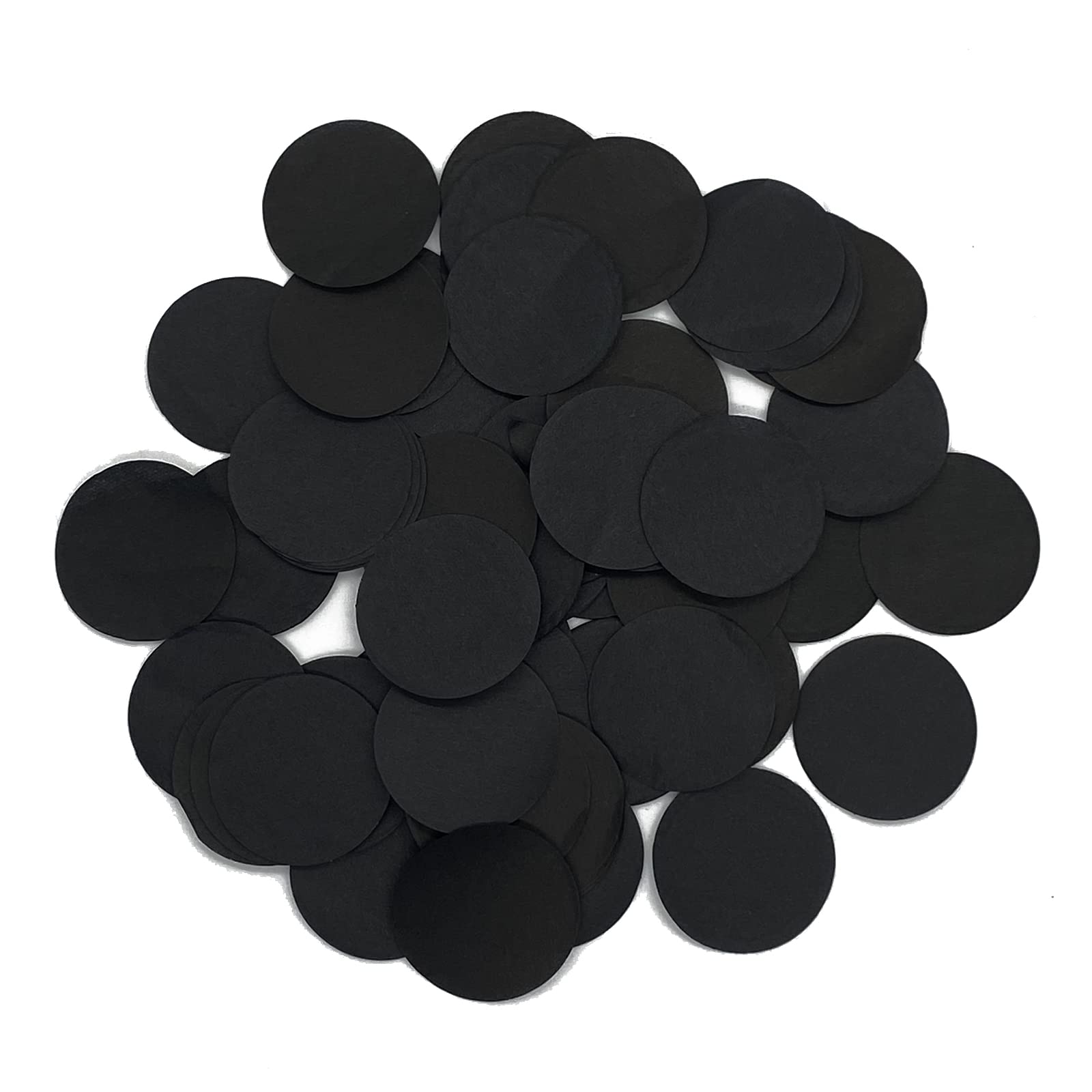 Ultimate Confetti - 1" Black Tissue Paper Confetti Dots (1lb) 30,000 Pieces