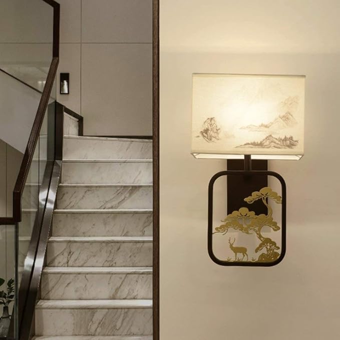 HNXNR HNXNR elegant Wandlamp Modern Creative verkopen LED Wandlamp slaapkamer bedlampje smeedijzeren carving woonkamer hotel villa gangpad wandkandelaar thuis achtergrond muur studie decoratie lamp verlicht photo 2