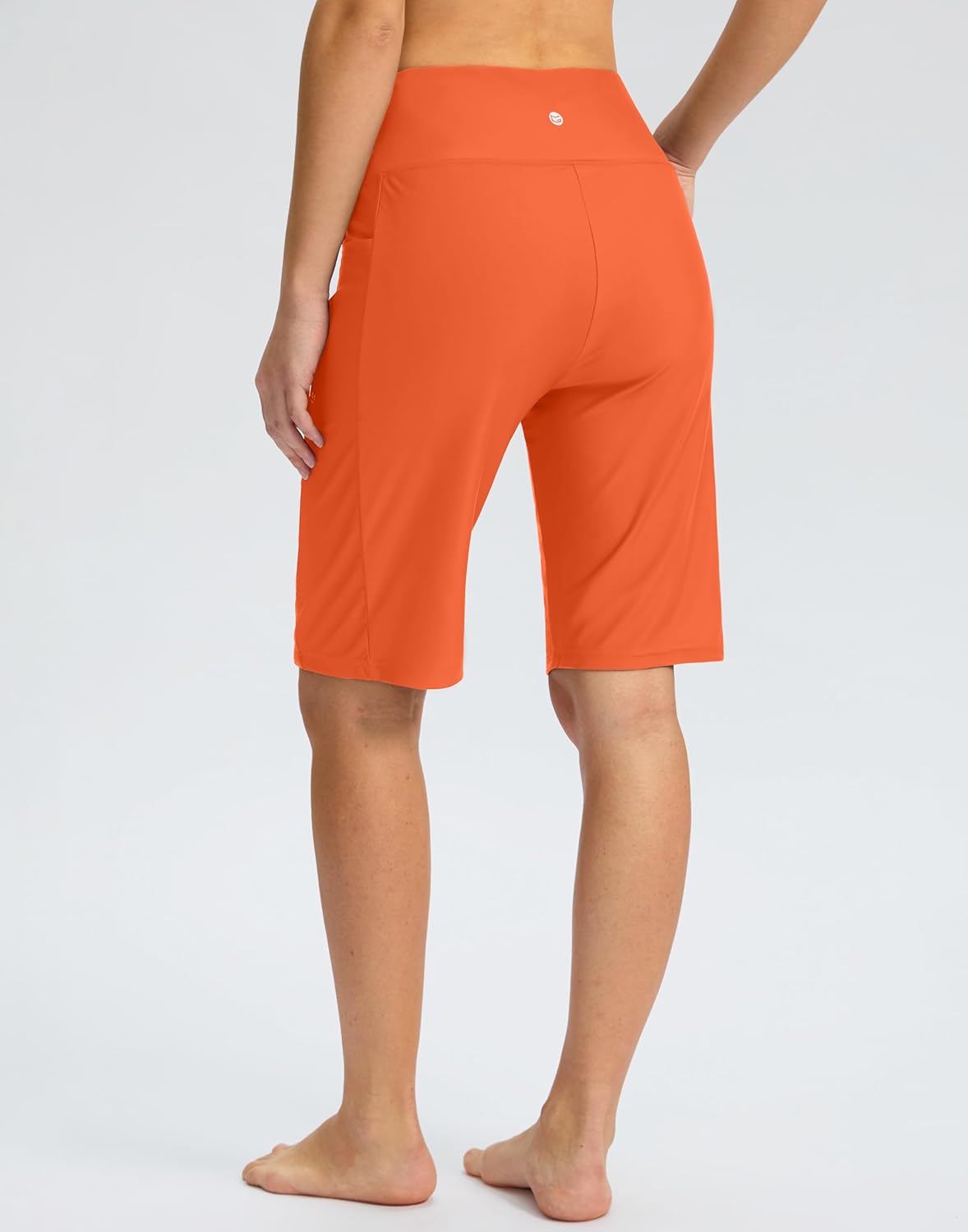 G GRADUAL Women's 11" Long Swim Board Shorts High Waisted Knee Length Beach Swimming Shorts for Women with Pockets Liner - Image 3