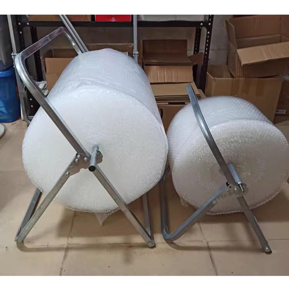 Supporto Pieghevole per pluriball: Un Supporto Multiuso per Magazzino, Regolabile per Contenere pluriball Larghi 70 cm, Ideale per statistiche di Fabbrica e di imballaggio.