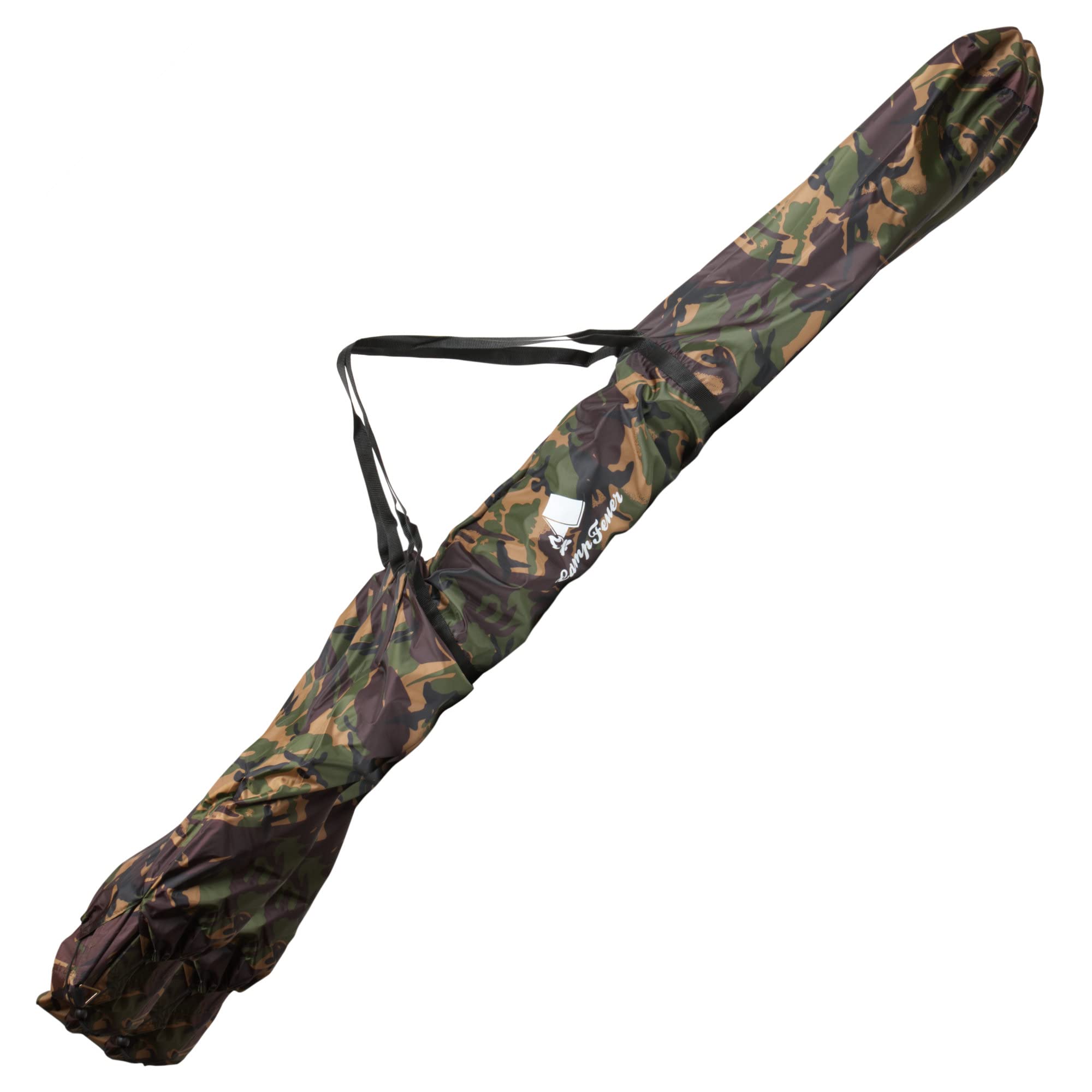 CampFeuer Karpfenzelt Blizzard für 1-2 Personen | 2000 mm Wassersäule, 2,42 x 2,42 x 1,32 m | Angelzelt für Outdoor und Camping | Schirmzelt, Outdoorzelt, Fischerzelt | Angel Zelt, Trekkingzelt