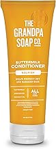 The Grandpa Soap Company Buttermilk Conditioner - Nourishing Formula to Help Strengthen and Hydrate Hair, With Coconut Oil & Silk Protein, Sulfates and Parabens Free, 8 Fl Oz