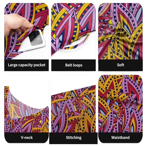 Image of Runwind Plus Size Dress for Women - 3 /4 Sleeve V Neck Maxi Dresses for Women (XL-6XL)