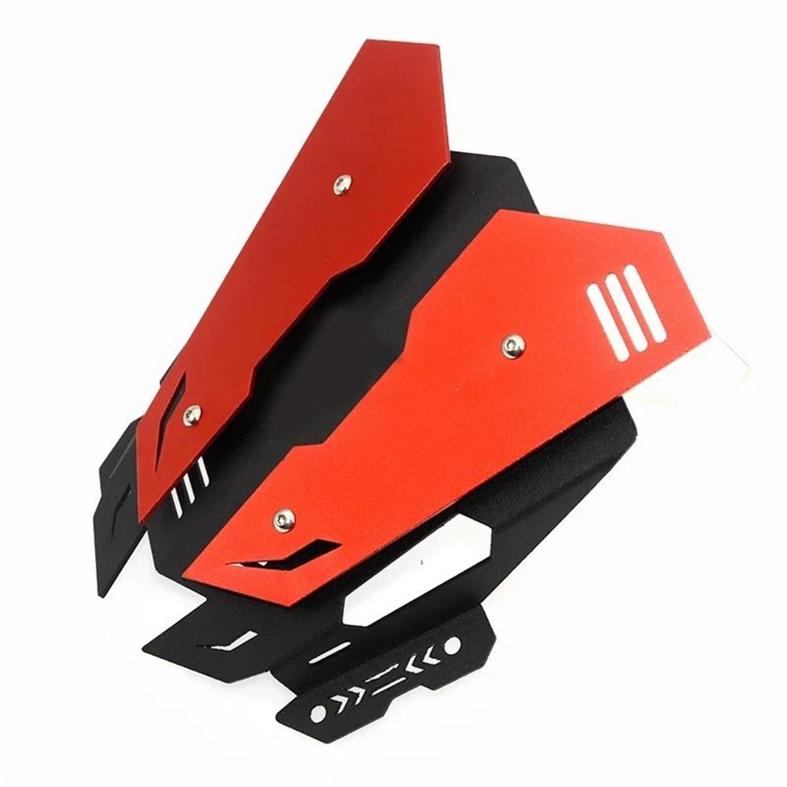 Pare-brise moto Yamaha MT-15 anti-vent - Écran alu rouge pour trajets MT15