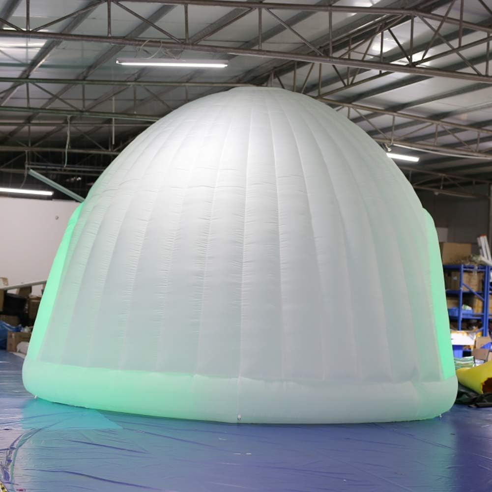 SAYOK Commercial Inflatable Marquee Dome Tent (6m/19.68ft Diameter) with Air Blower, Inflatable Igloo Dome Event Tent for Wedding Party Exhibition