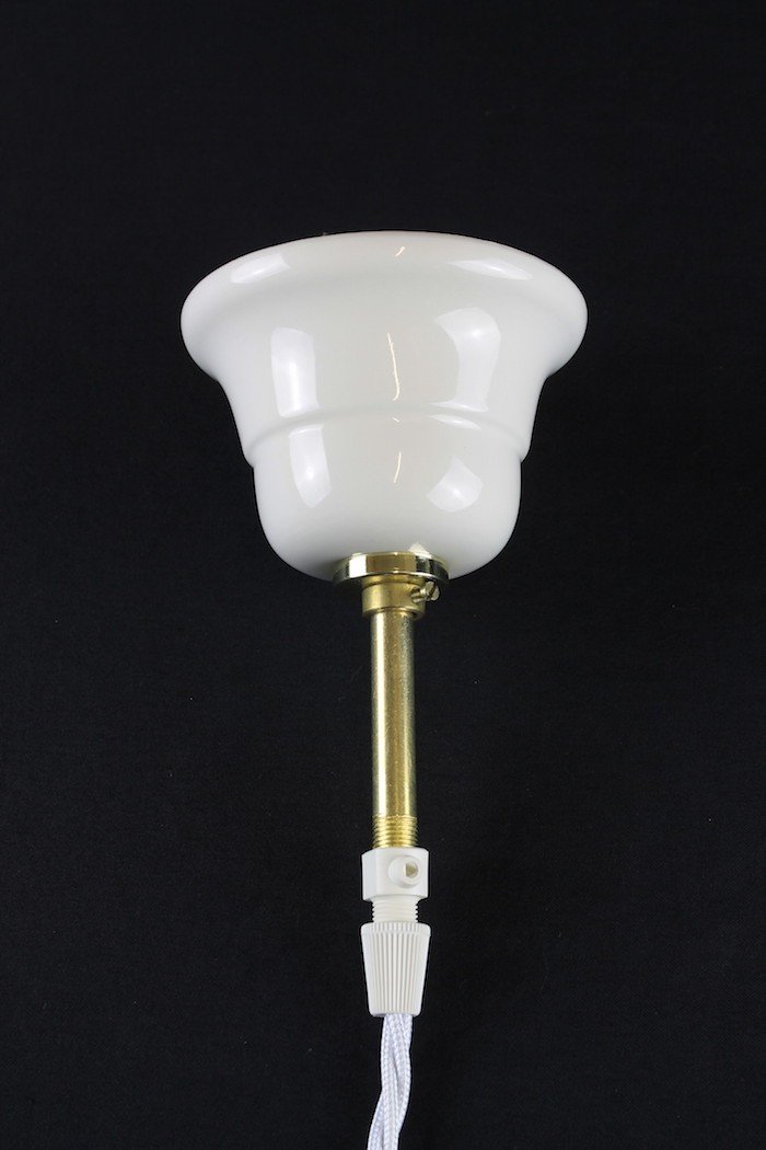 Supporto con cavo a treccia per lampada a sospensione in stile rustico vintage