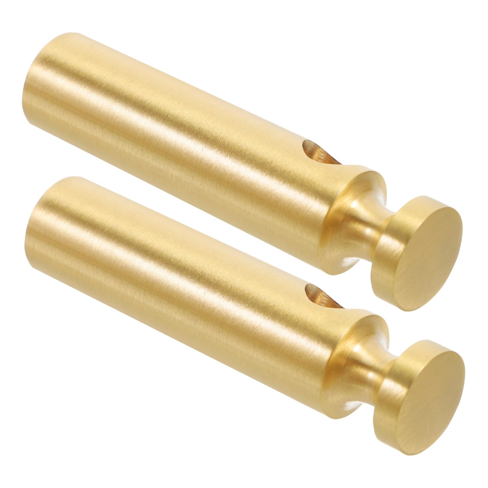 Cabilock 2Pcs Brass Hand Rail Connectors for Wine Cabinets and Furniture Posts and Stylish Fittings for Secure Connections Easy Installation for Home and Rv Use