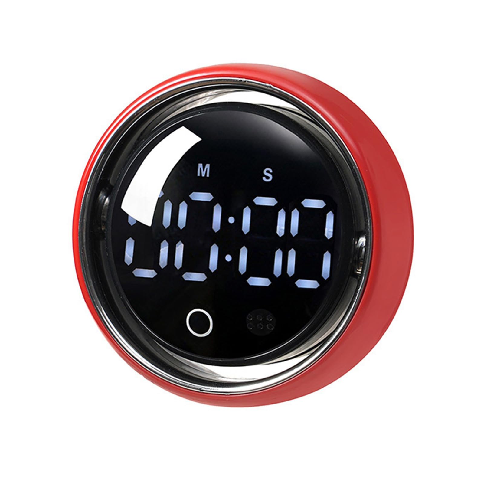 Oxxggkao LED Digital Timer with Voice Activated and Mounting Rotary Countdowns Count Up Timer for Operations Cooking