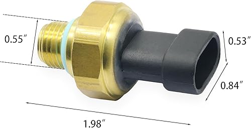 Miniatura 4 de 4921487 9047184 Sensor de presión de aceite, remitente, interruptor para Cummins N14, ISM, L10, M11, N14, punto rojo, Dodge Ram 2500 3500 5.9L.