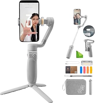 zhiyun smooth q4 gimbal stabilizer for smartphone iphone android cellphone3 axis phone gimbal wbuilt in extension rod selfie stickmegnetic fill lig