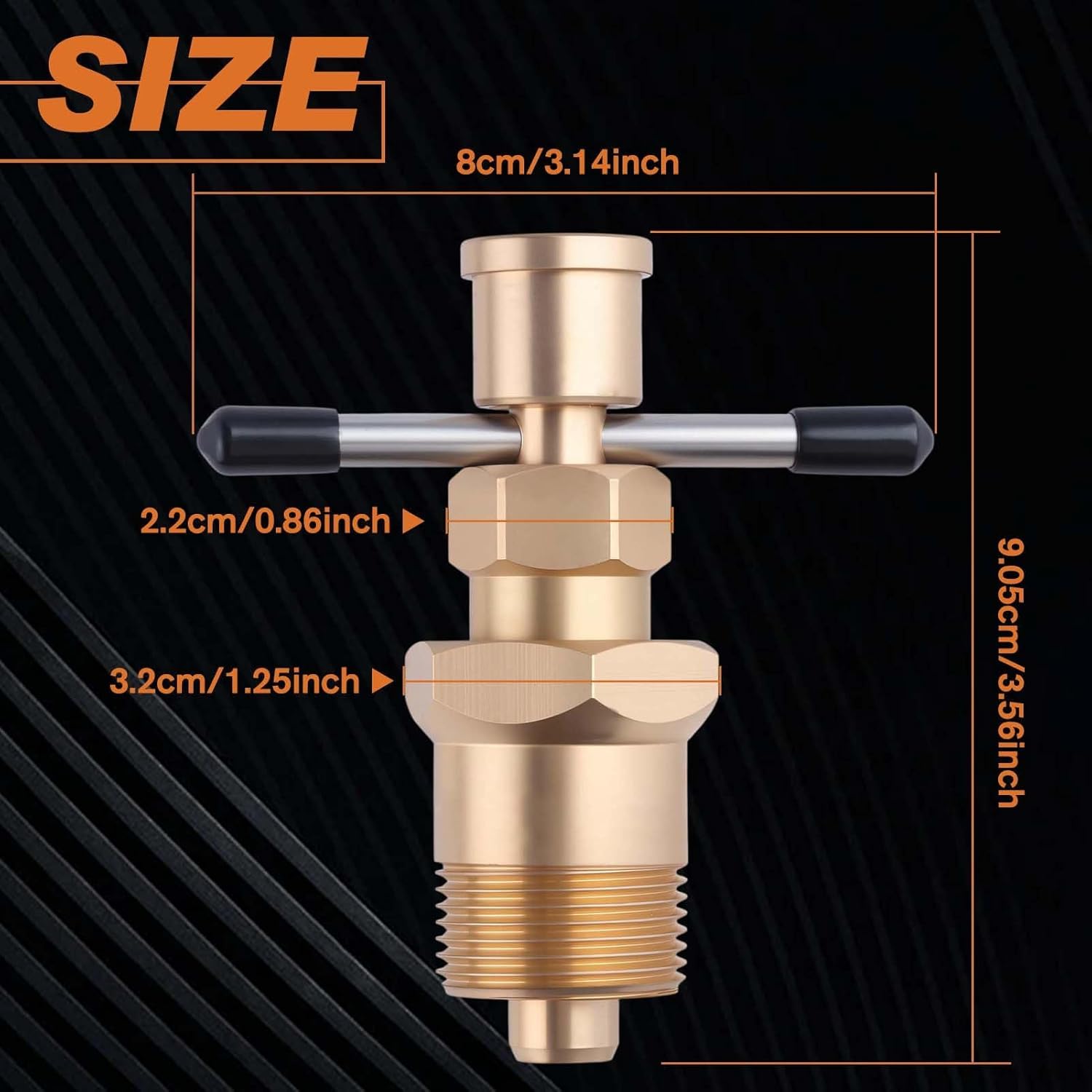 Olive Remover Puller Tool Not Damage The Pipe Remover Ferrule Puller Olive Plumbing Compression Ring Removal Tool Suitable for Pipes with Diameters of NPT 1/2 Inch & NPT 3/4 Inch