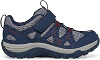 Vista 38 de Merrell Tenis de senderismo Trail Chaser unisex para niños Azul Marino/Verde