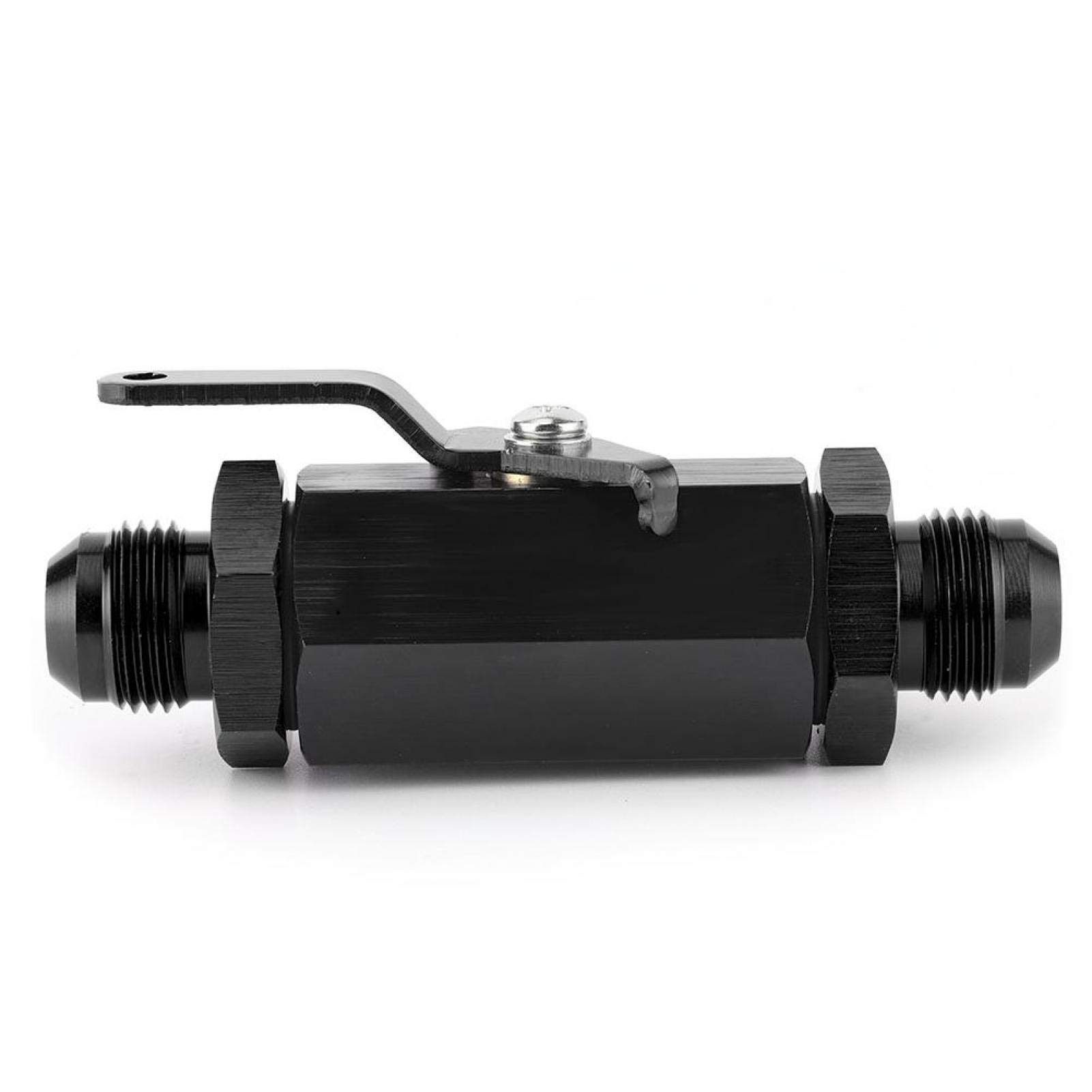 Valvola di ritegno aria carburante Y974-10AN lega alluminio AN10 Nero