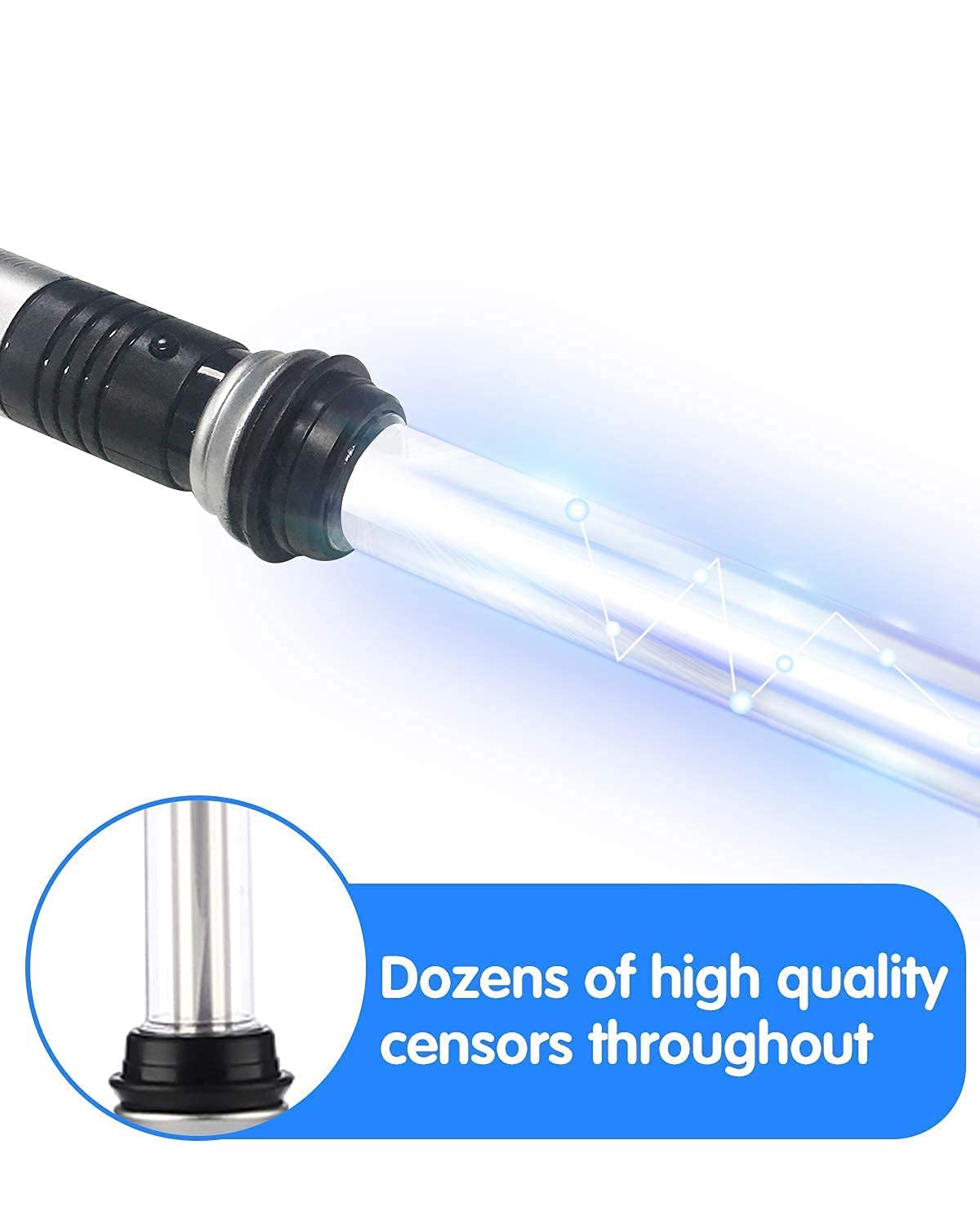 Buy TOY Life Light Sabers for Kids 2 Pack Double Sided Lightsaber Sound