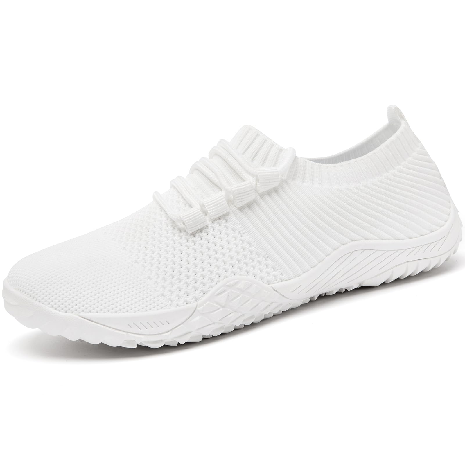 KTVHYW Barfuss Schuhe Damen BarfußSchuhe Sneaker Laufschuhe Turnschuhe Sportschuhe Hallenschuhe Stoffschuhe Fitnessschuhe Damen Gym Zero Drop Sohlen Leicht Walkingschuhe Atmungsaktiv Hausschuhe