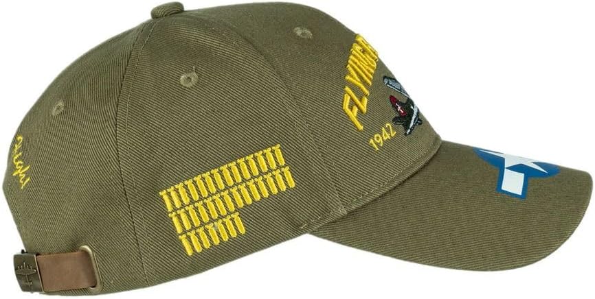 Epic Militaria US B-17 Flying Fortress Baseball Cap Olive Green, Olive Green, 6 1/2-7 5/8
