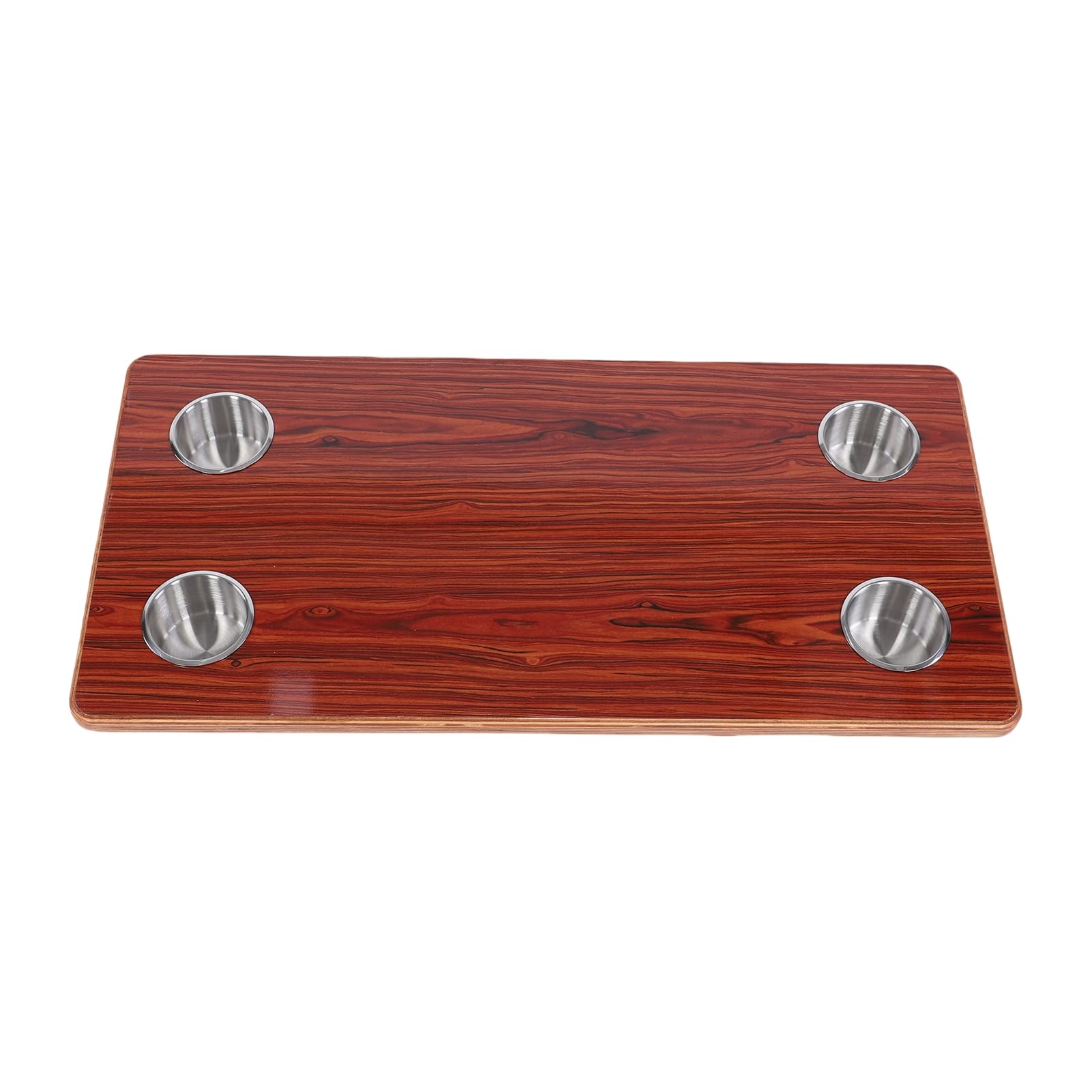Mesa para RV de 31,5x15,75 pulgadas con panel de escritorio rectangular y portavasos 8