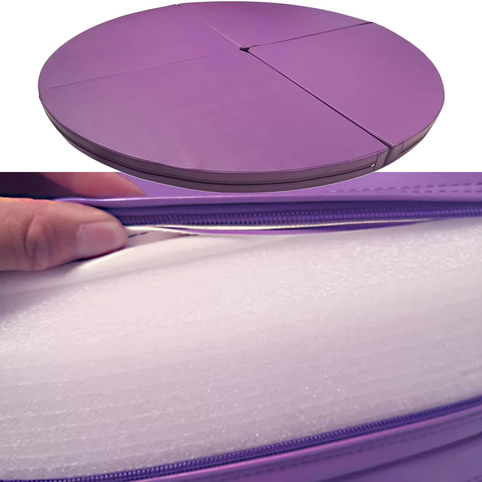 Tapis de crash pour pole dance pliable à mousse amortissante