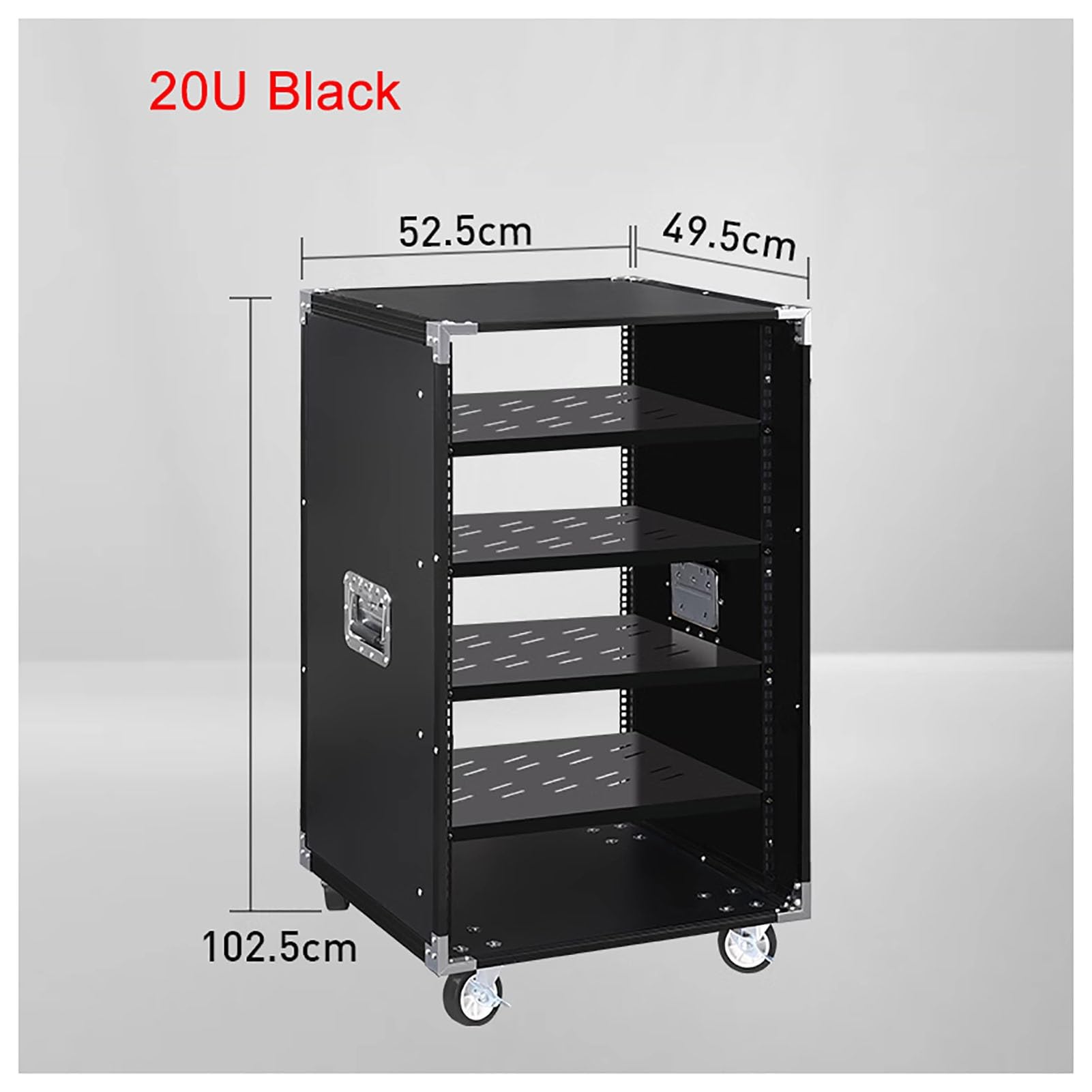 Amazon.com: 20U Portable Rolling Network Rack， Vented Enclosure
