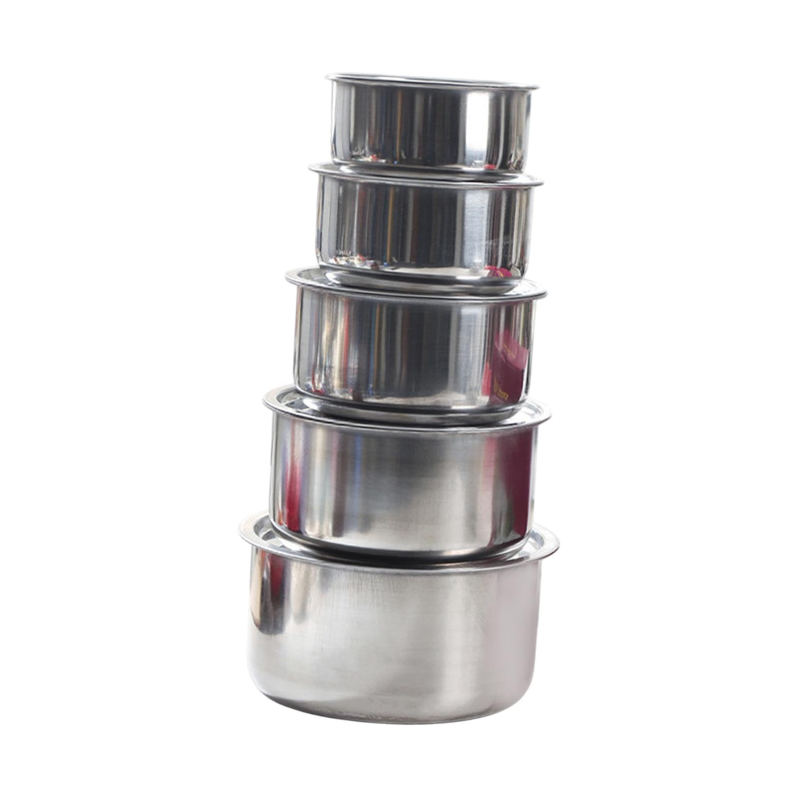 Contenant Alimentaire INOX 5 Pièces pour Éviter la Poussière en Cuisine