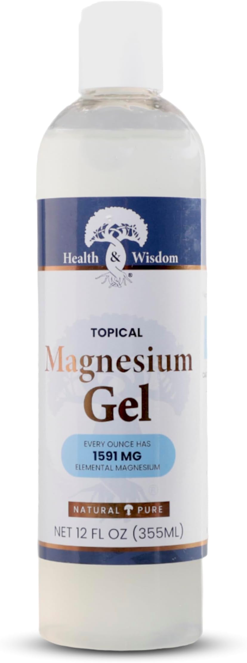 Health and Wisdom Inc, Magnesium Gel, 12 fl oz (355 ml)