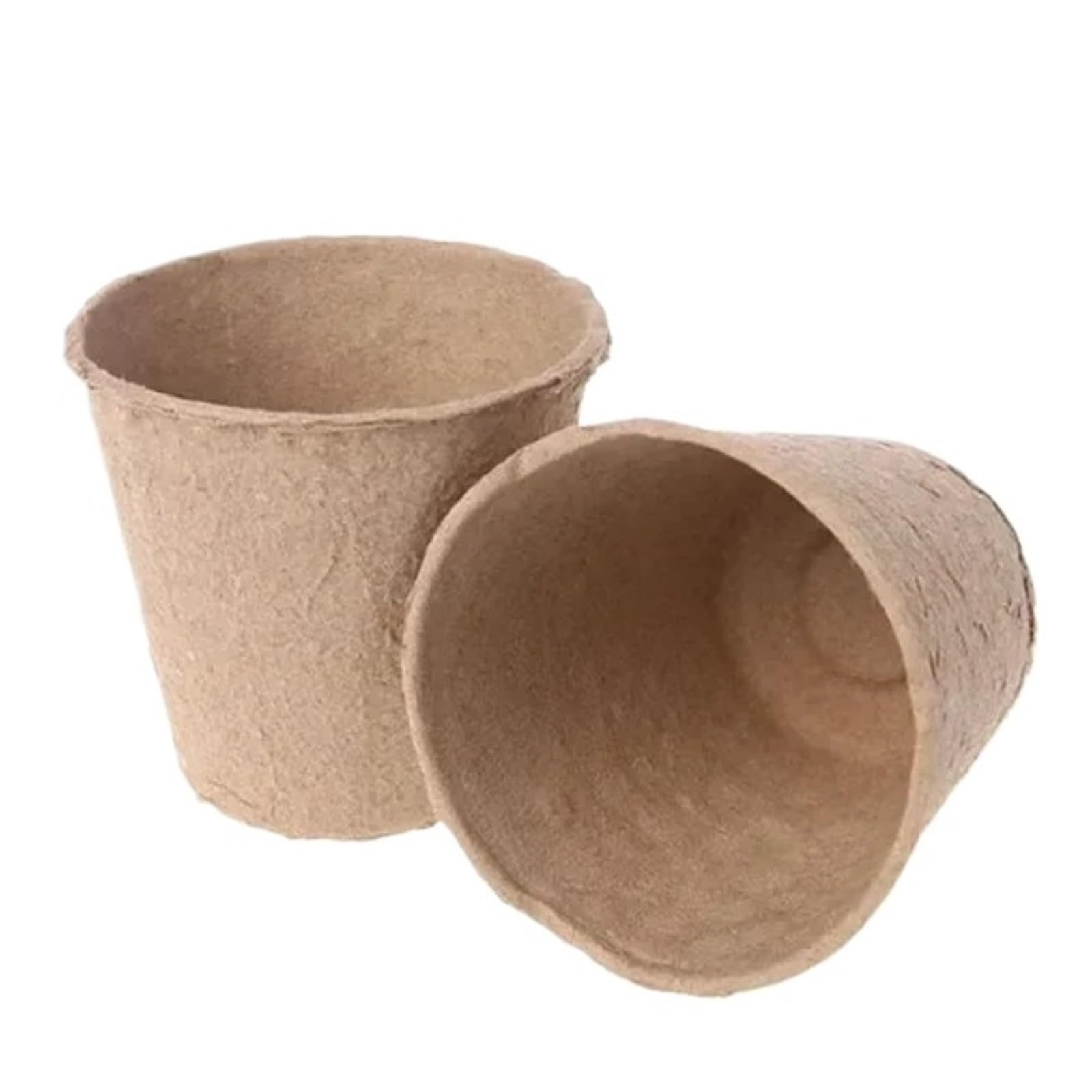 Générique 20 à 200 Pots Ronds en Tourbe for Jardin, Godets de semis, Plateaux Plantation for Herbes aromatiques et Outils(200PCS)