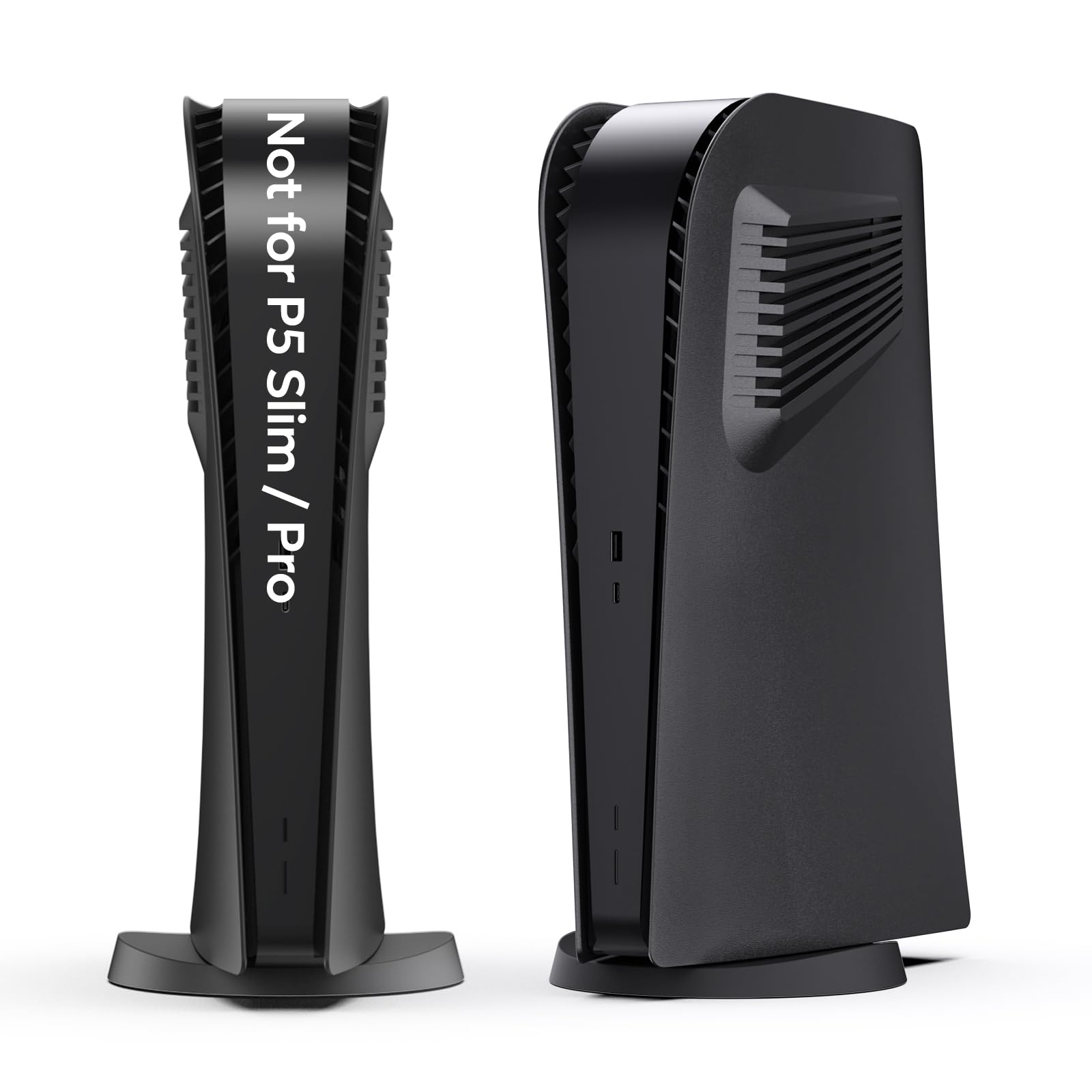 innoAura P5 Plates Cover Faceplates for 2020 Model P5 Digital Edition, Enhanced Cooling Vents & Dust Filter, Anti-Scratch Protective Case with Heat Dissipation Design (Black)