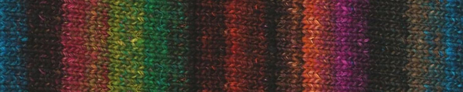 Noro Silk Garden, 341 - Orange-Wine-Aqua-Lemon-Lime