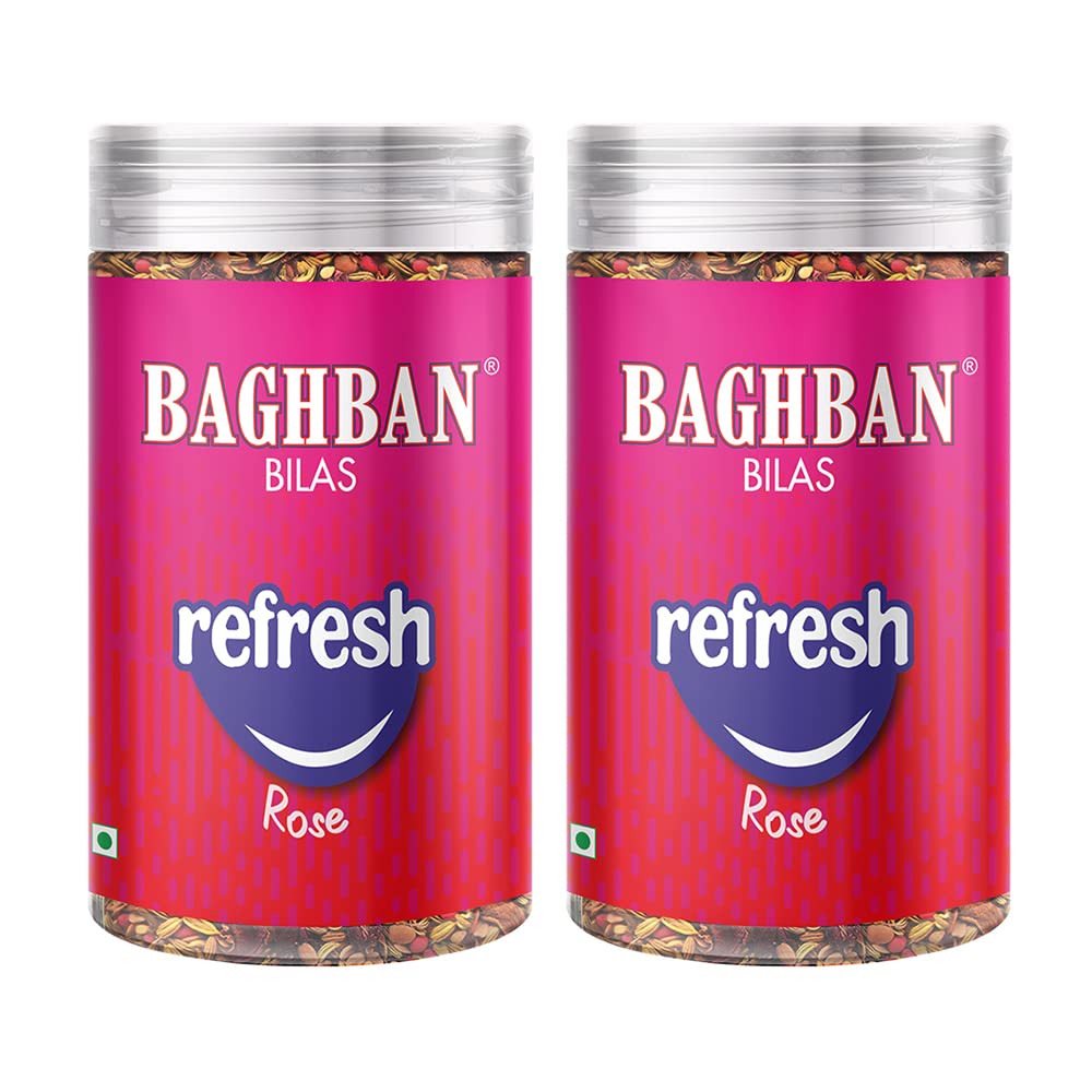 Baghban Bilas Refresh Rose Mouth Freshner, After-Meal Snacks, Digestive Mouth Freshener (2 X 100 gm) (B0BZW9KD1X) Amazon Price History, Amazon Price Tracker