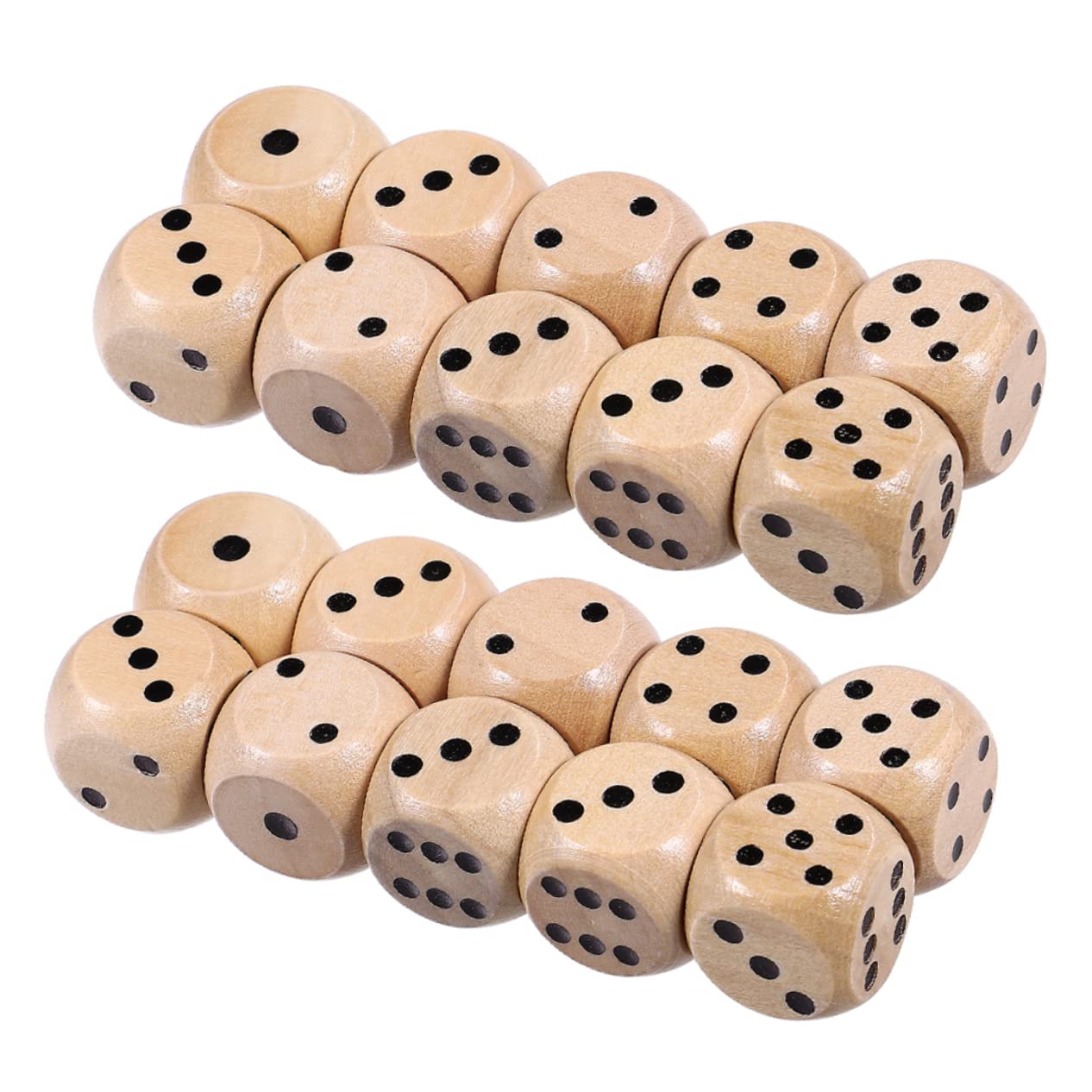 STOBOK 90piezas Dados De Madera Para Manualidades De Madera Sin Terminar Para Proyectos y Actividades
