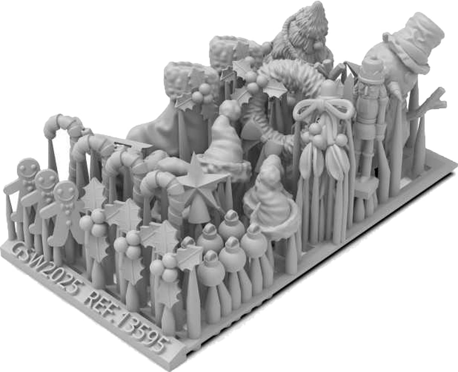 Green Stuff World 3D Printed Resin Bits - Christmas Decorationst 1:48-1:35