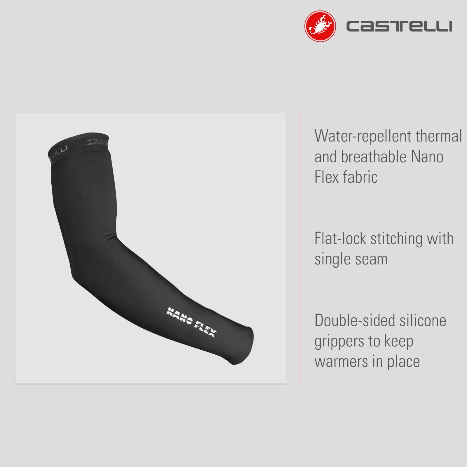 Castelli Nano Flex 3G ogrzewacz do rąk, uniseks, dla dorosłych, czarny, M