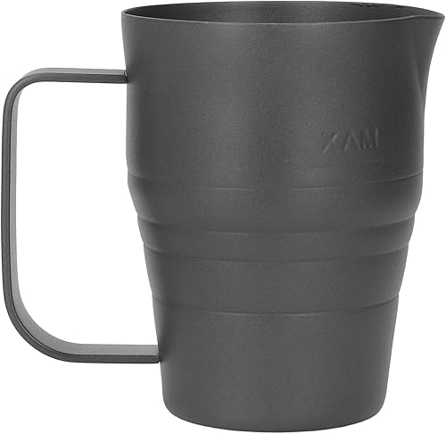 Miniatura 2 de Jarra espumadora de leche negra capacidad de 304fl oz acero inoxidable 304 de grado alimenticio con forma de águila boquilla gruesa para café al