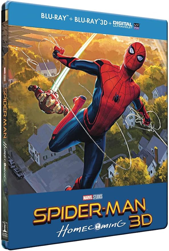 Spider Man Homecoming Steelbook Limite Bd 3d 2d Uv Edition Limitee Boitier Steelbook Blu Ray 3d Blu Ray Digital Ultraviolet Amazon Fr Tom Holland Ii Michael Keaton Stan Lee Robert
