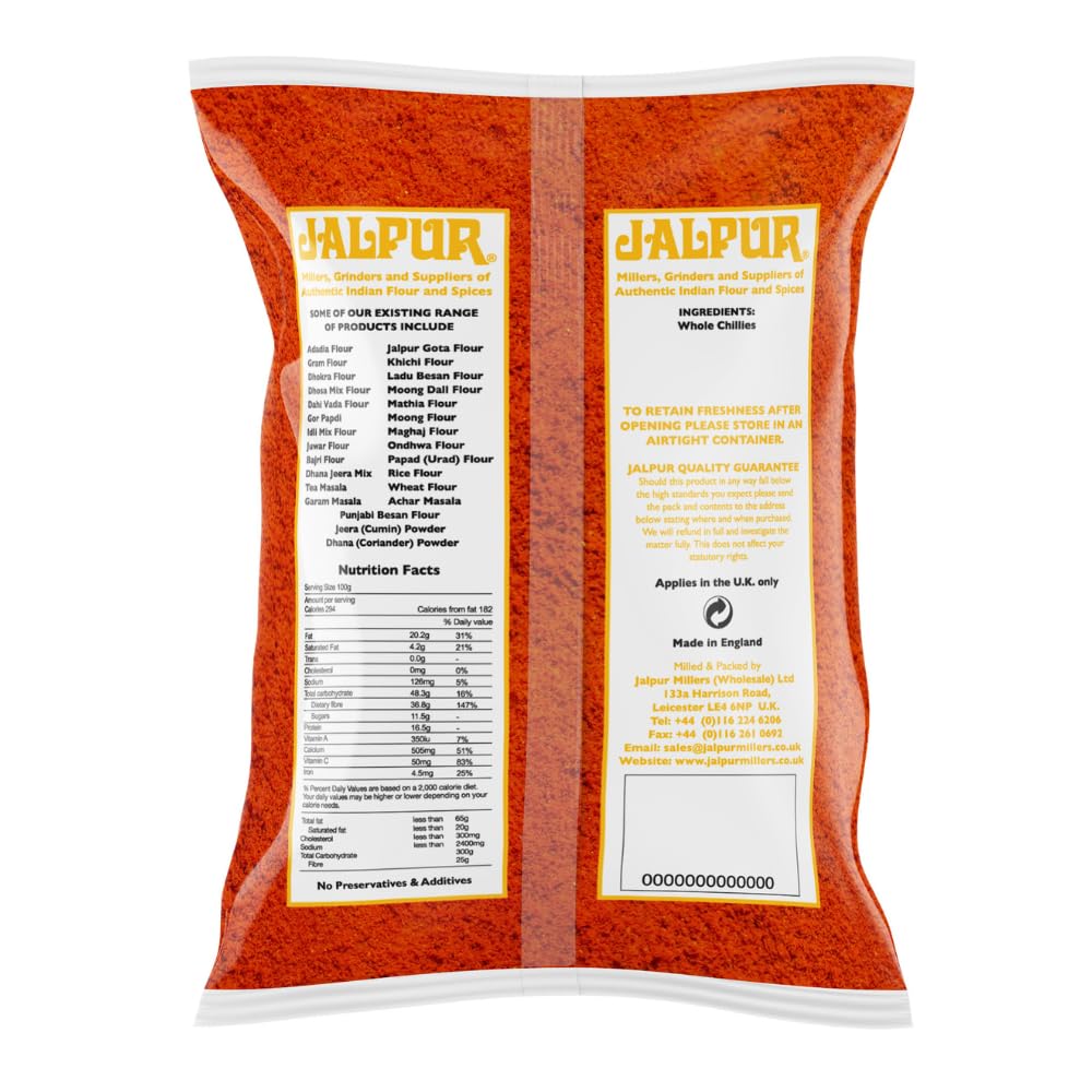 Poudre de piment rouge - forte - 1,5 kg