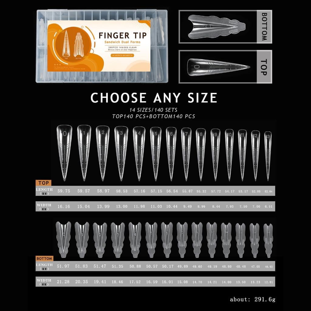 Butterfly Shape Nails Forms Nails Extensions For Perfectly Manicures Tool Every Time