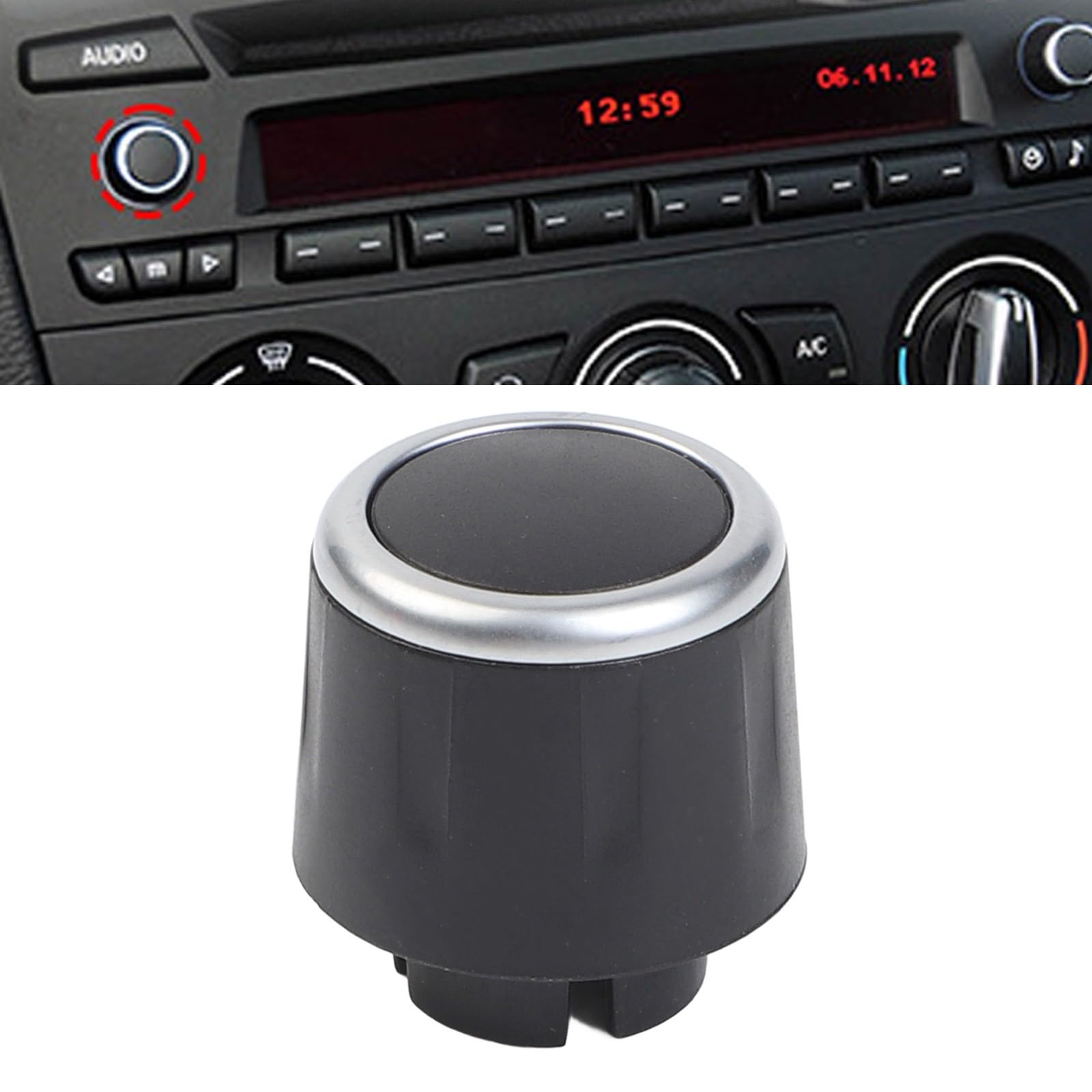 Bouton de contrôle du volume du lecteur CD pour BMW Série E90 E81 E82 E87 E88