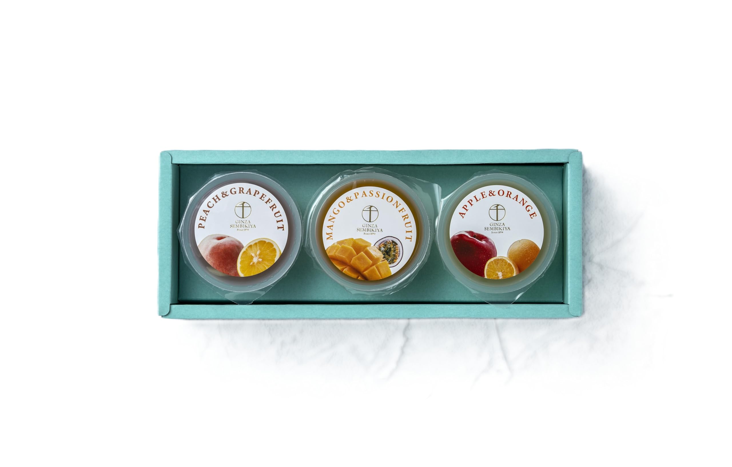 Amazon.co.jp: 千(マル)∞銀座千疋屋 銀座千疋屋 銀座フルーツジュレ 3