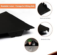 Vista 4 de Evron - Estantería de esquina de pared, fácil de instalar, juego de 2