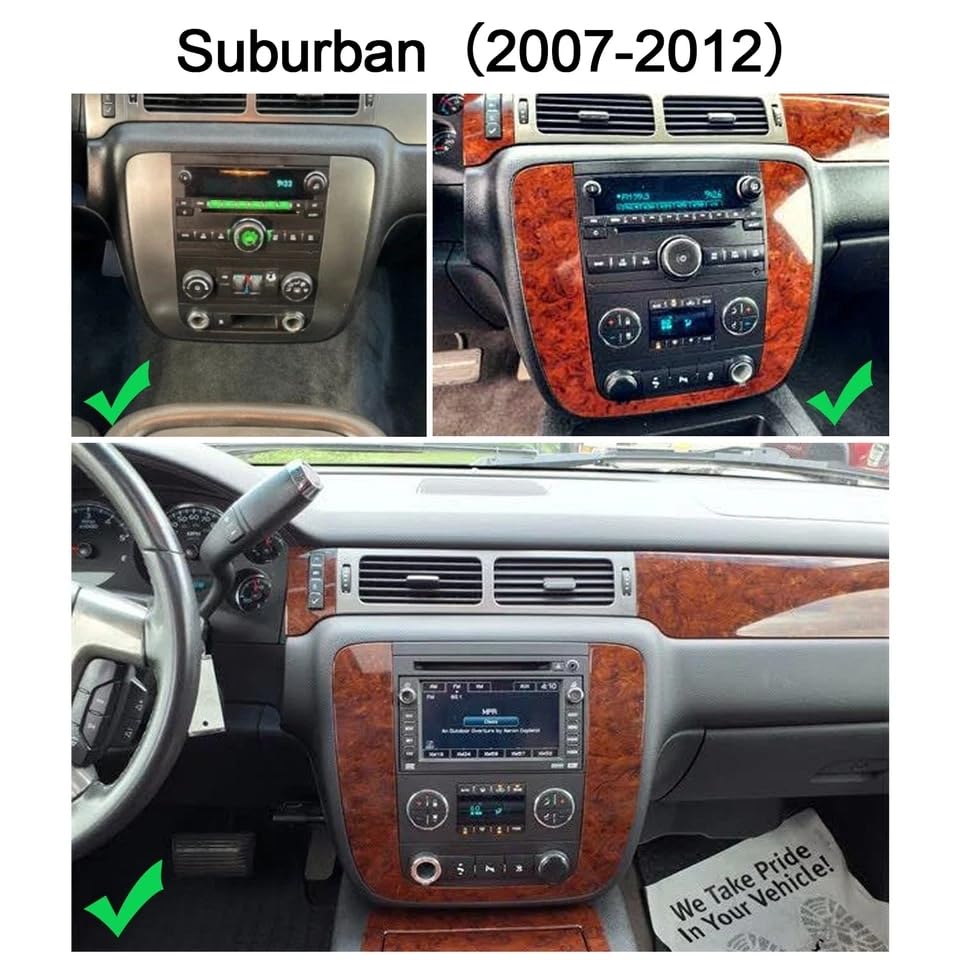 Radio de auto táctil 10.1 pulgadas para Chevy Suburban miniatura 2