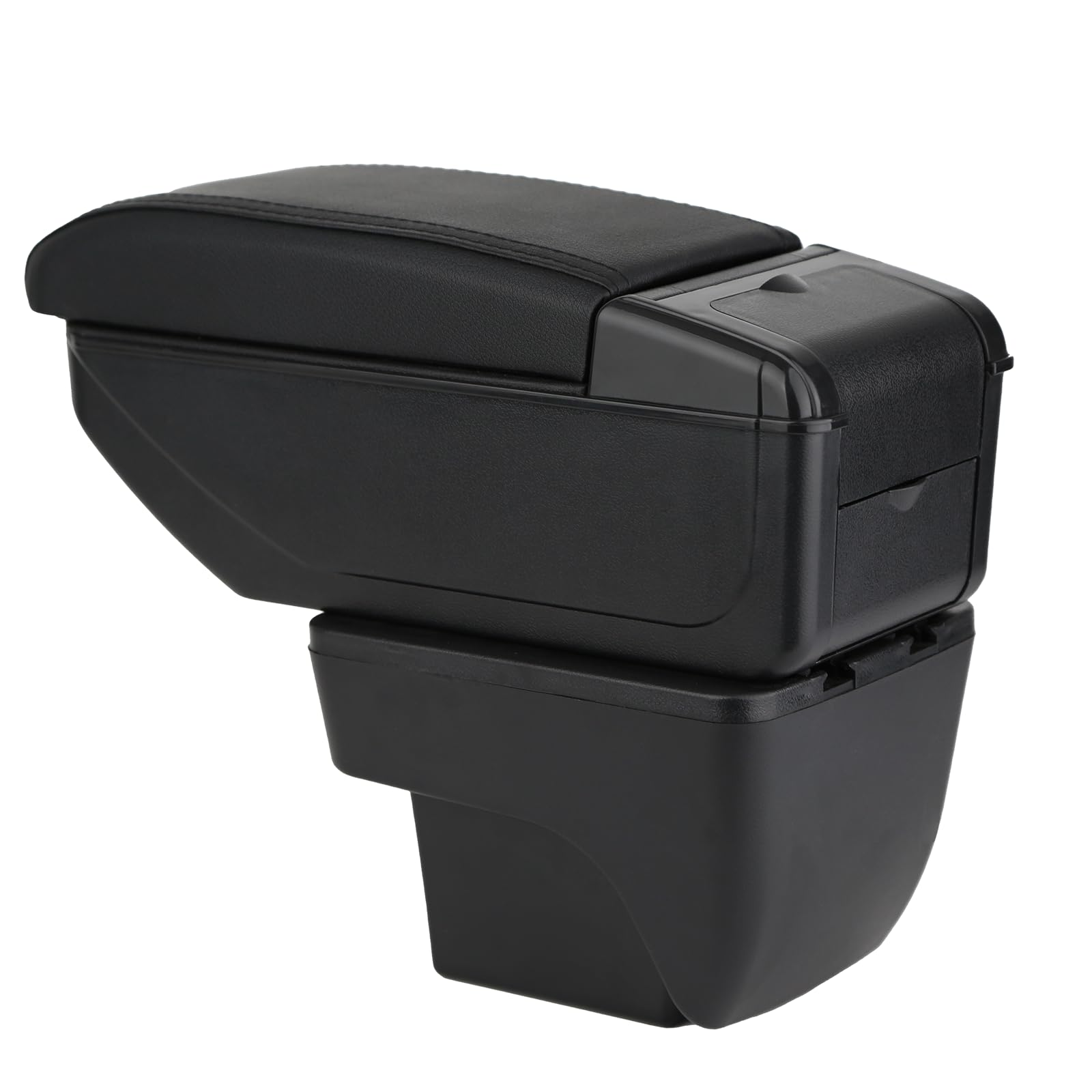 ZENVI Compatible with Seat Ibiza Accoudoirs 6F 2017-2026 | Peut servir d'appui pour le coude,Repose-bras, Console Centrale Accoudoir,Bicouche Espace Rangement