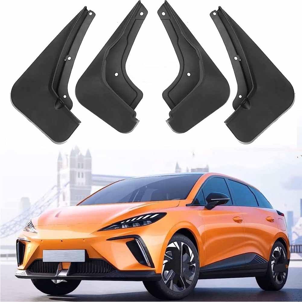 Weiyh Normal No Drill Mud Flaps For Car Front Rear Wheel For Mg 4 Mg4 Ev Mulan Hatchback 2022-2023