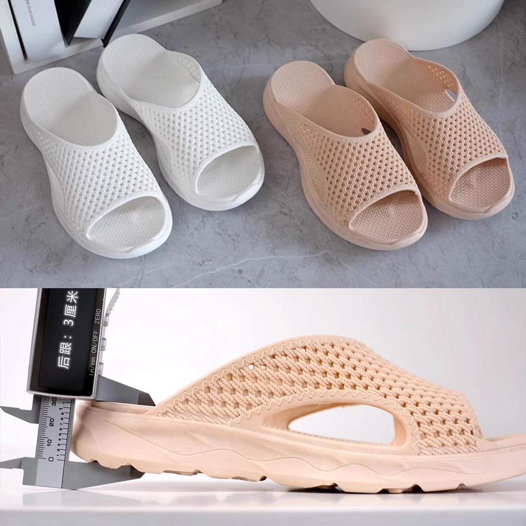 Sandalias de Mujer, Zapatillas para Mujer con Puntera Abierta, sin Cordones, de Verano para mamás y Damas, Gran Comodidad y Suelas Suaves (Rosa, 41 EU)