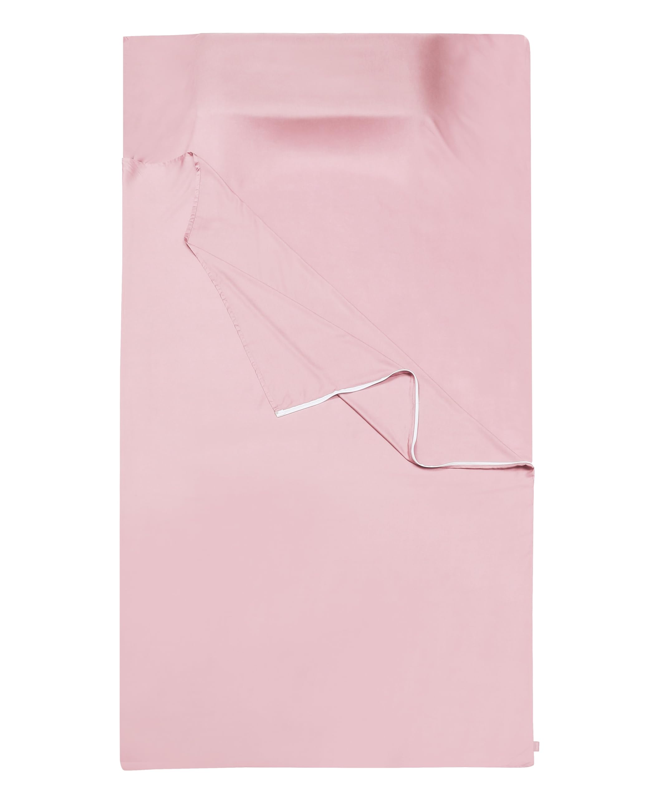 Tencel Lyocell Schlafsackeinlage mit Reißverschluss – 100% österreichische Lenzing AG Tencel – weicher seidiger glatter Schlafsack für Erwachsene – Reisetuch für Hotel/Rucksackreisen, Schlafmaske aus reiner Seide im Lieferumfang enthalten