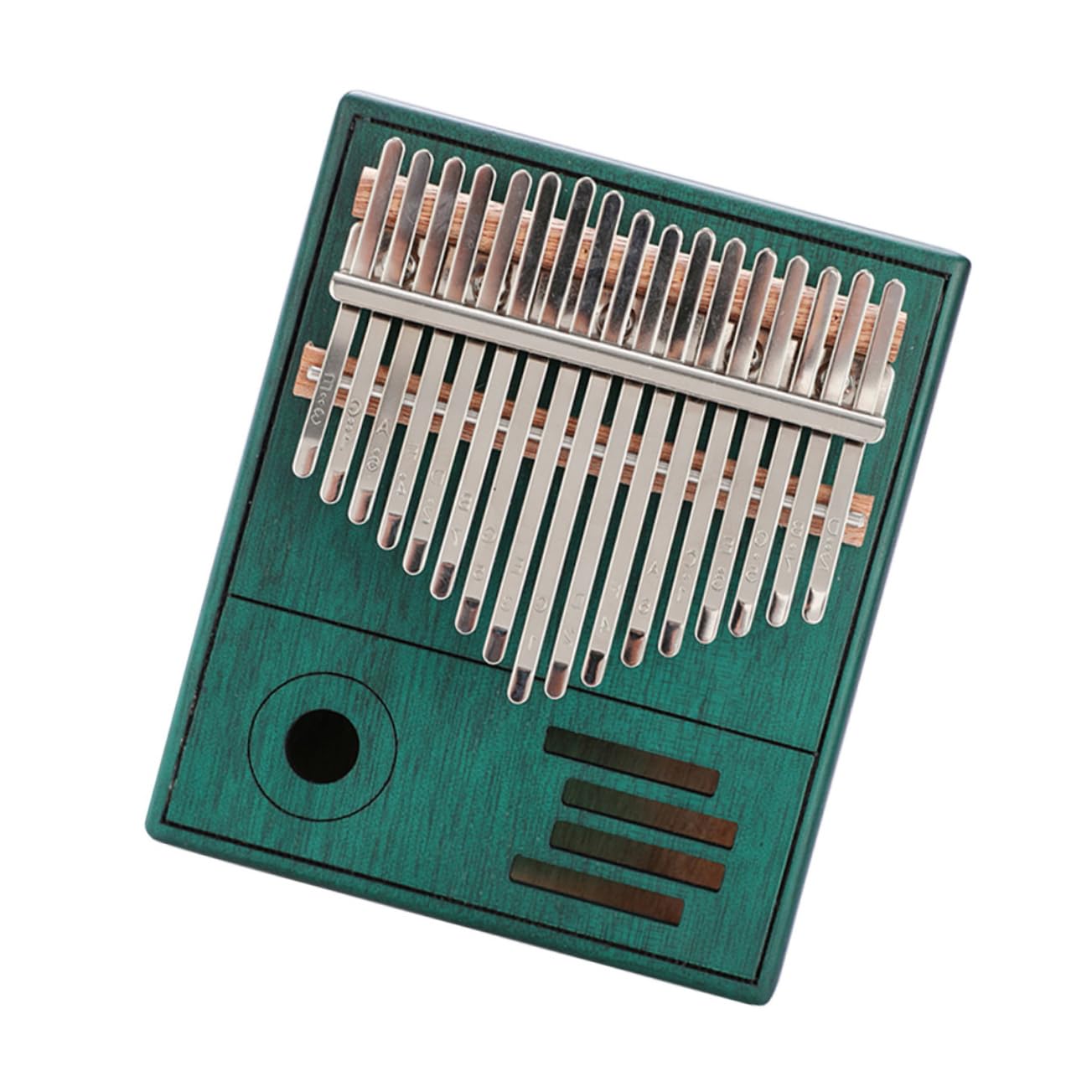 VANZACK 1 Set Keys Thumb Piano Portable Kalimba Musical Instrument Peacock Blue Music Accessory for Beginners and Easy to Play with Crisp Tone and Smooth Finish