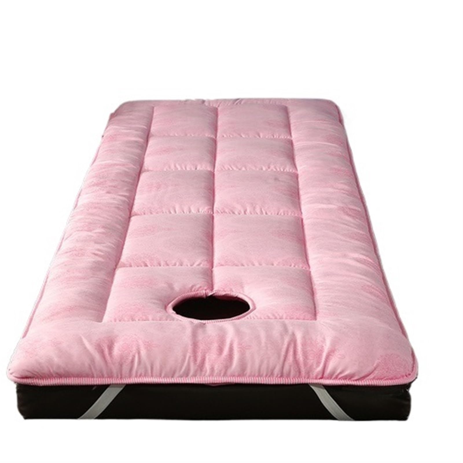 Topper for Massage Bed Beauty Salon Bed Mattress Mat Thickened Cushion Anti Slip Room Massage Pad With Hole(Pink,80x190cm)