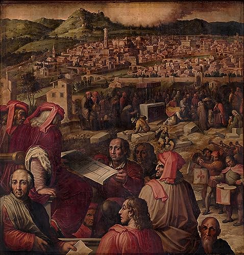 Toile Florence Giorgio Vasari - Affiche Arnolfo Di Cambio pour décoration salon en 60x90cm