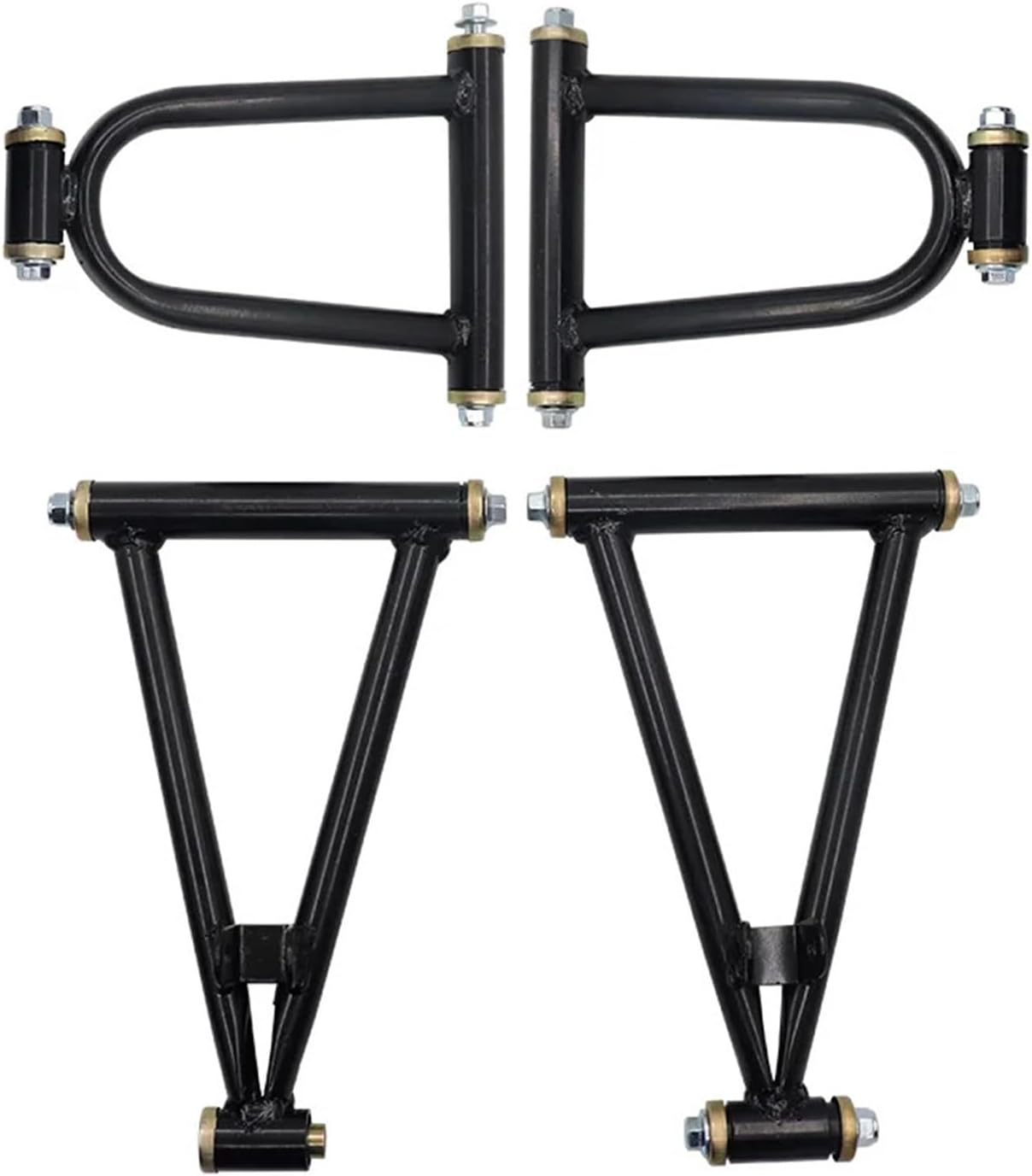 1Set 285mm Front Suspension Swing Arm Upper/Lower A of For DIY 49cc 50cc 110cc Kids ATV 4 Wheels Quad Bike Buggy Go Kart Parts motorcycle accessories