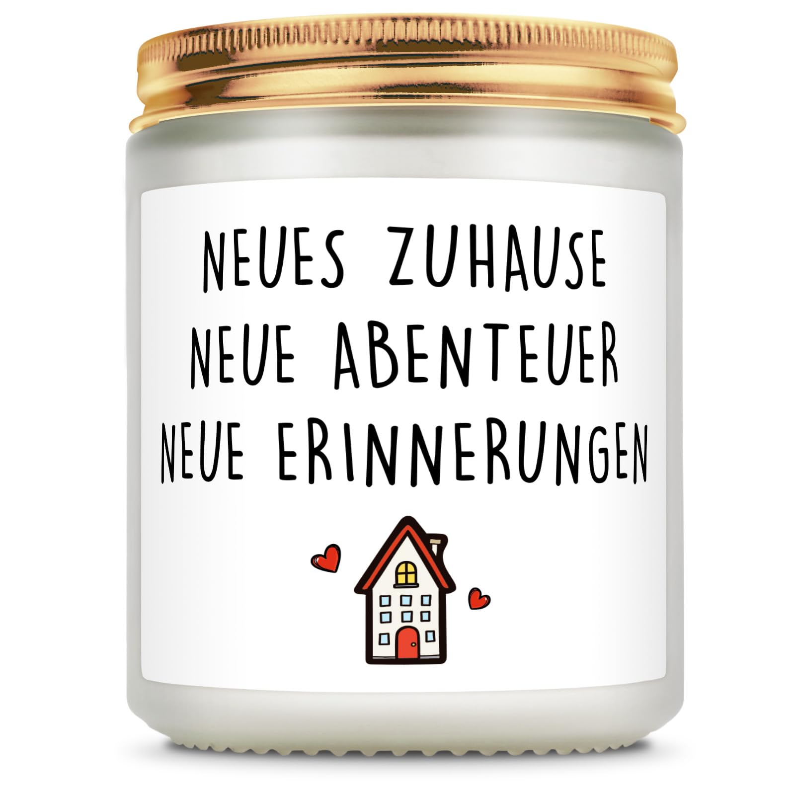 Giftasy Duftkerze mit Spruch - Einweihungsgeschenk fürs Neue Zuhause